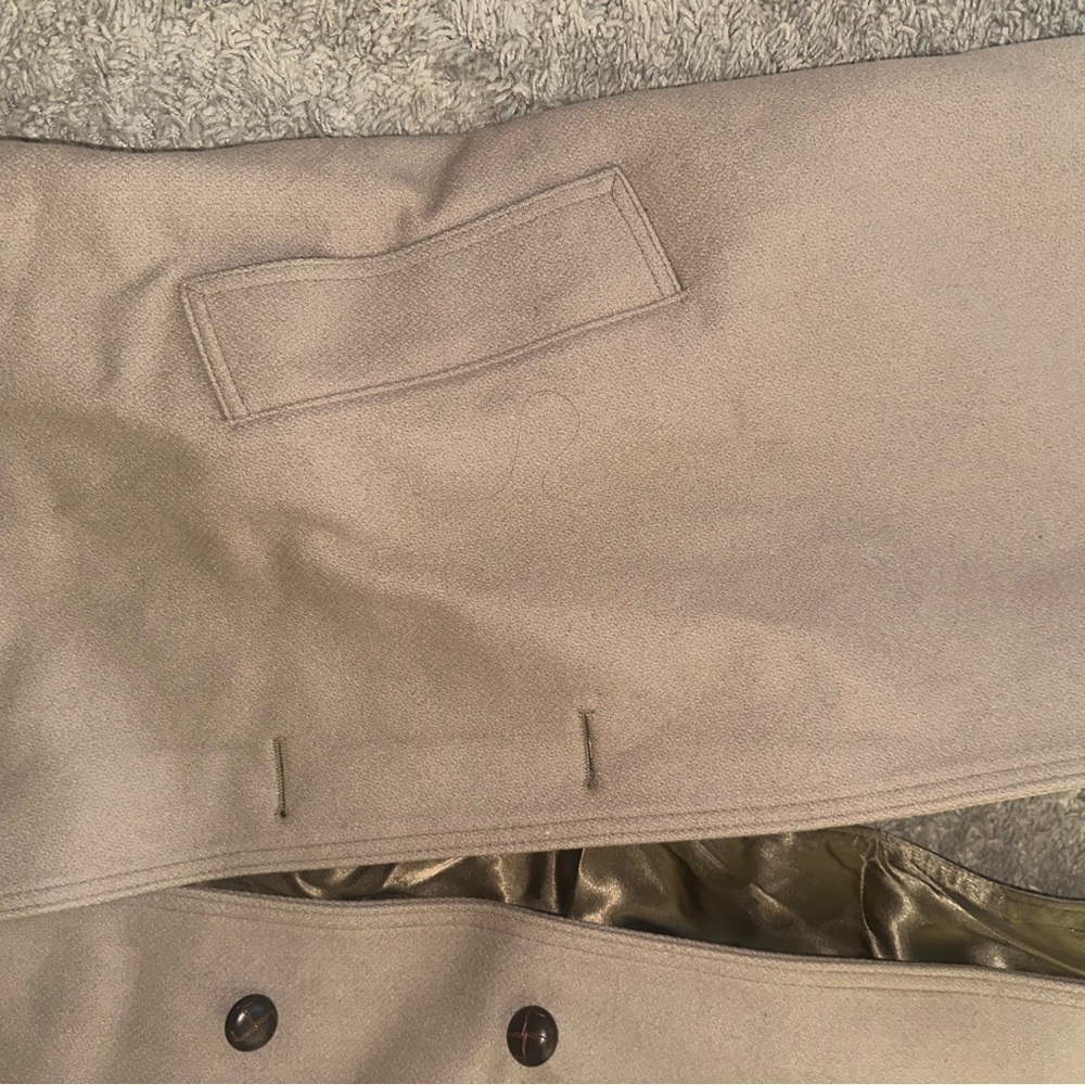 Men’s used Sheffield Anderson Little size 46 regular trench coat tan Pre own - Picture 5 of 7